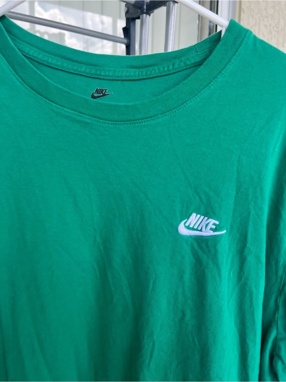Nike Men's Emerald Green Short Sleeve Crew Tee